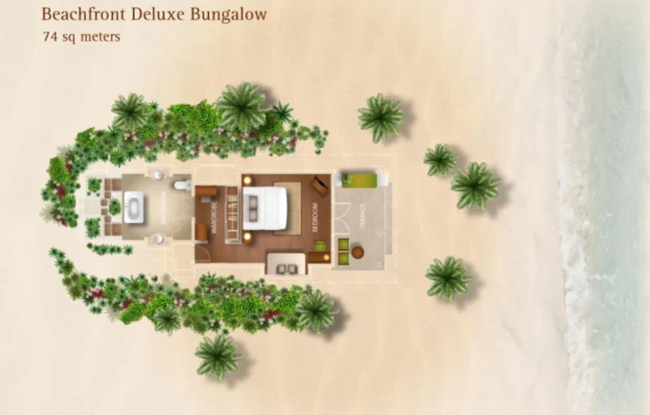 Beachfront Deluxe Bungalow